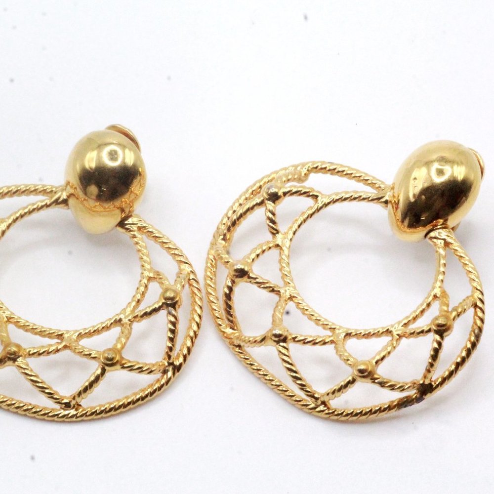 Monet Signed Designer Statement Massive Textured … - image 1